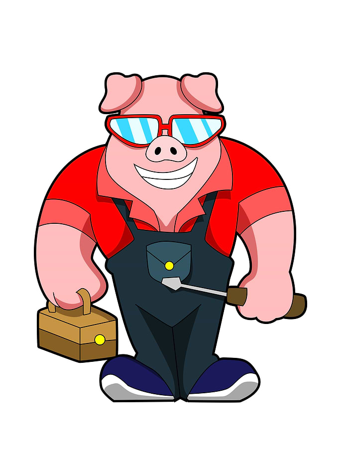 Pig Craftsman Tool box