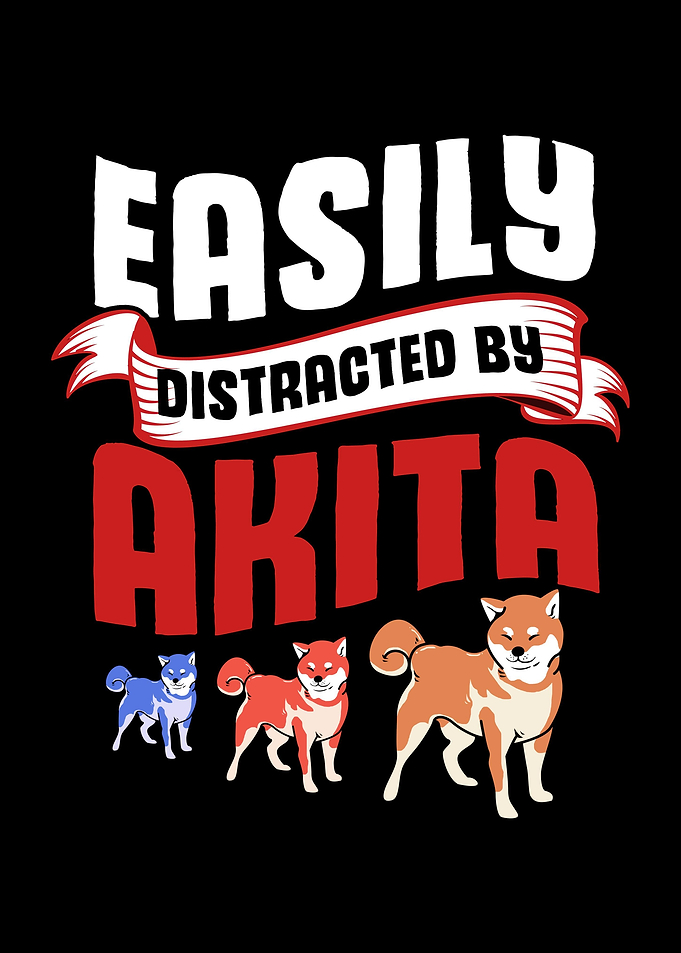 Akita Cute Dog Living Room
