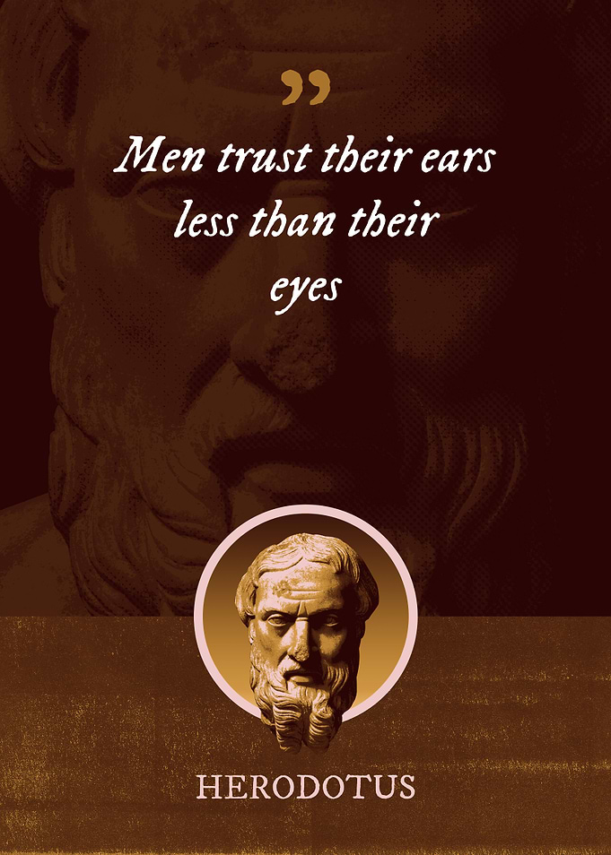 Men trust their ears less