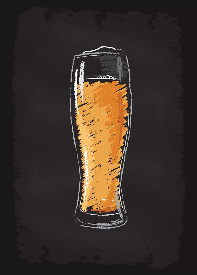 Glass of Beer Cerveza Bier