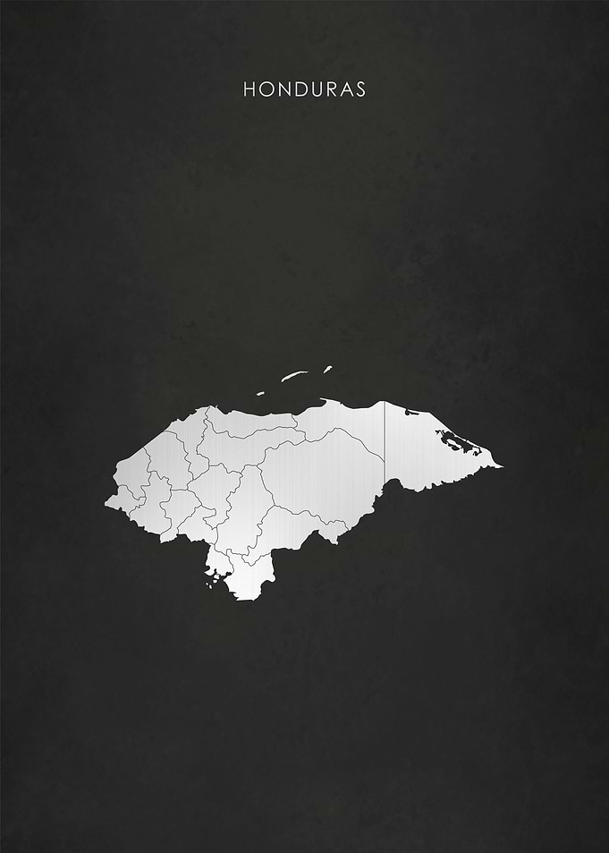 Silver Honduras Map
