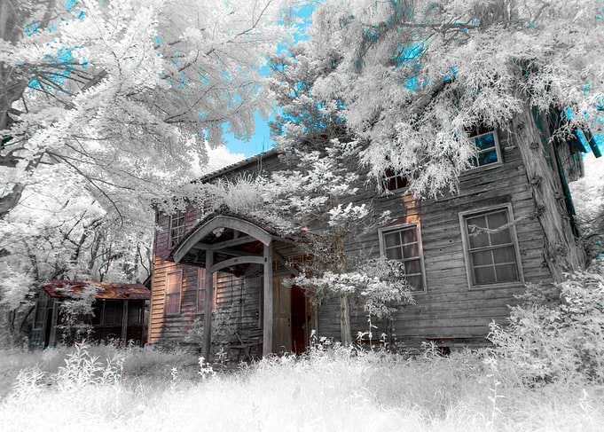 Abandoned White Clinic