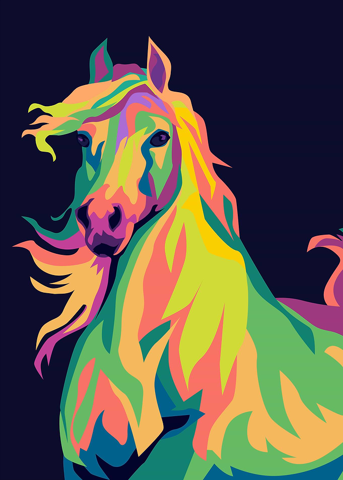 elegant horse