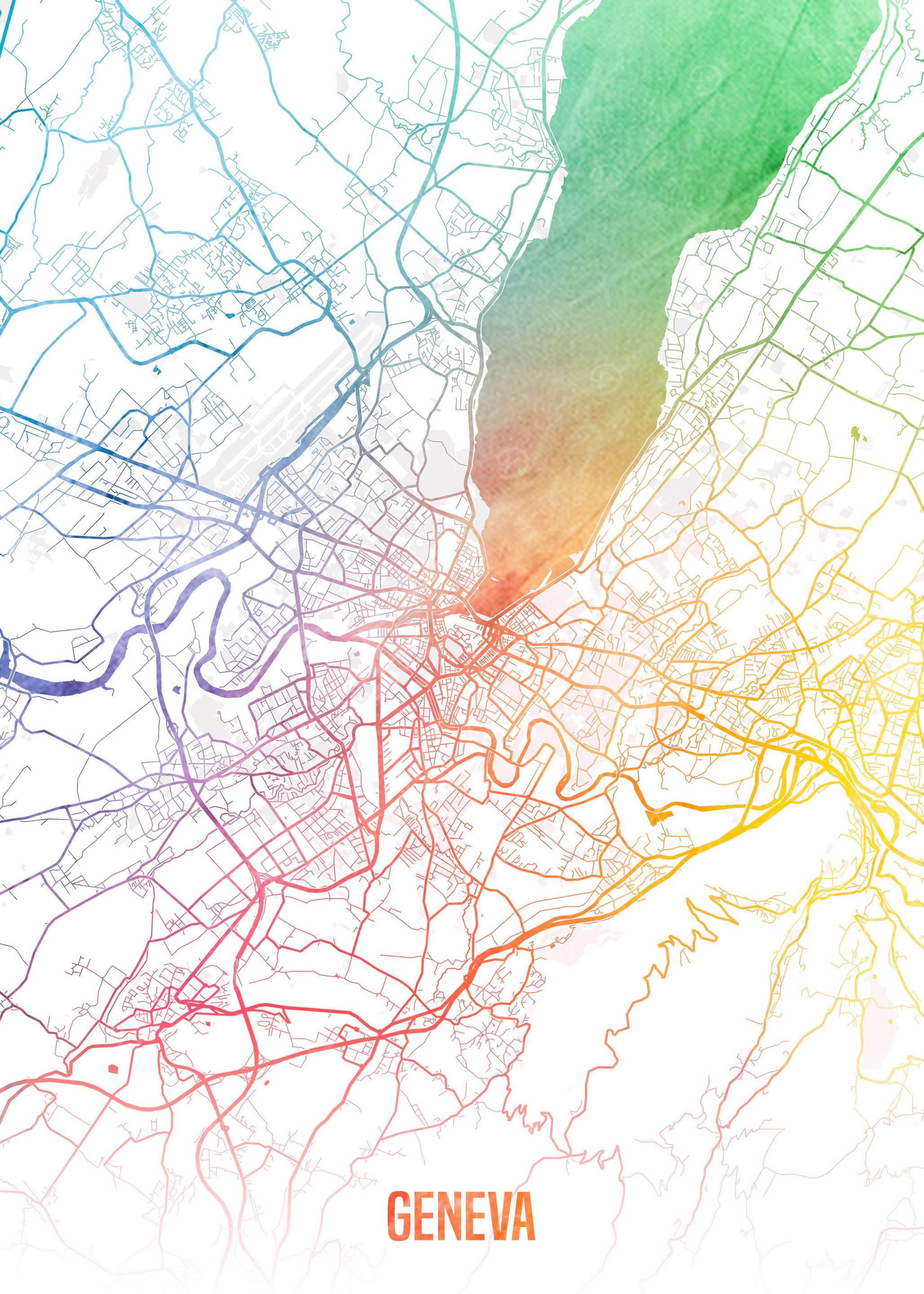 Geneva map