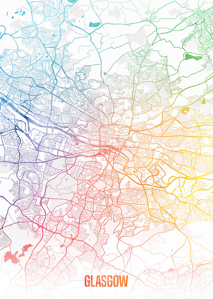 Glasgow map