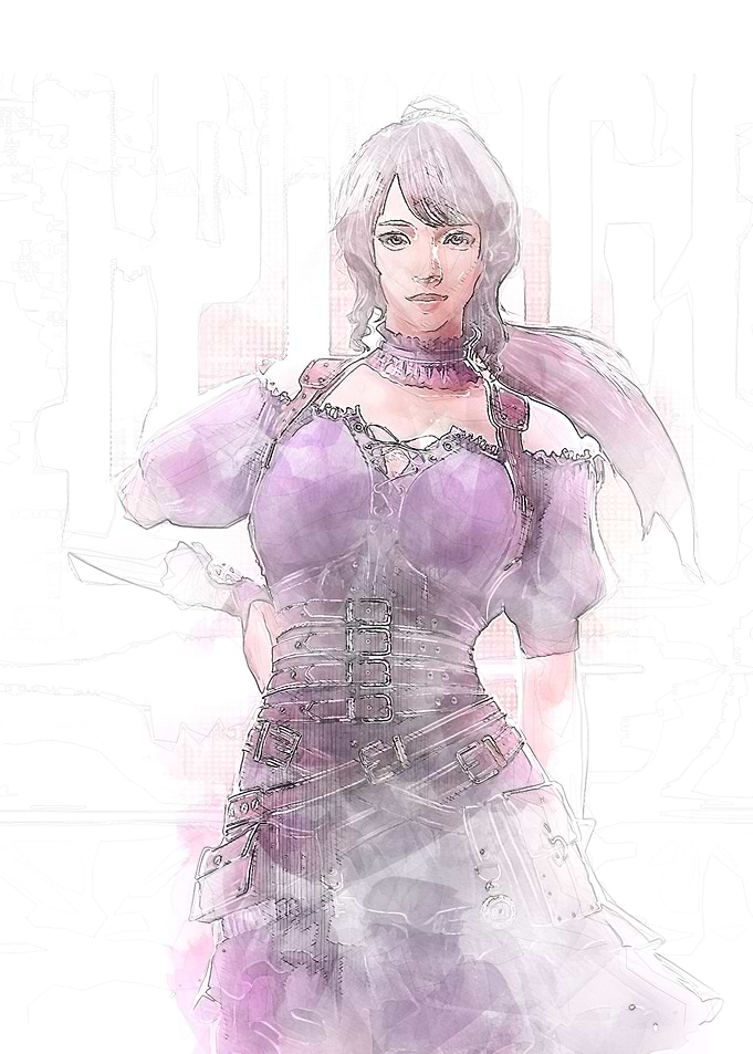 Watercolor posters with tr