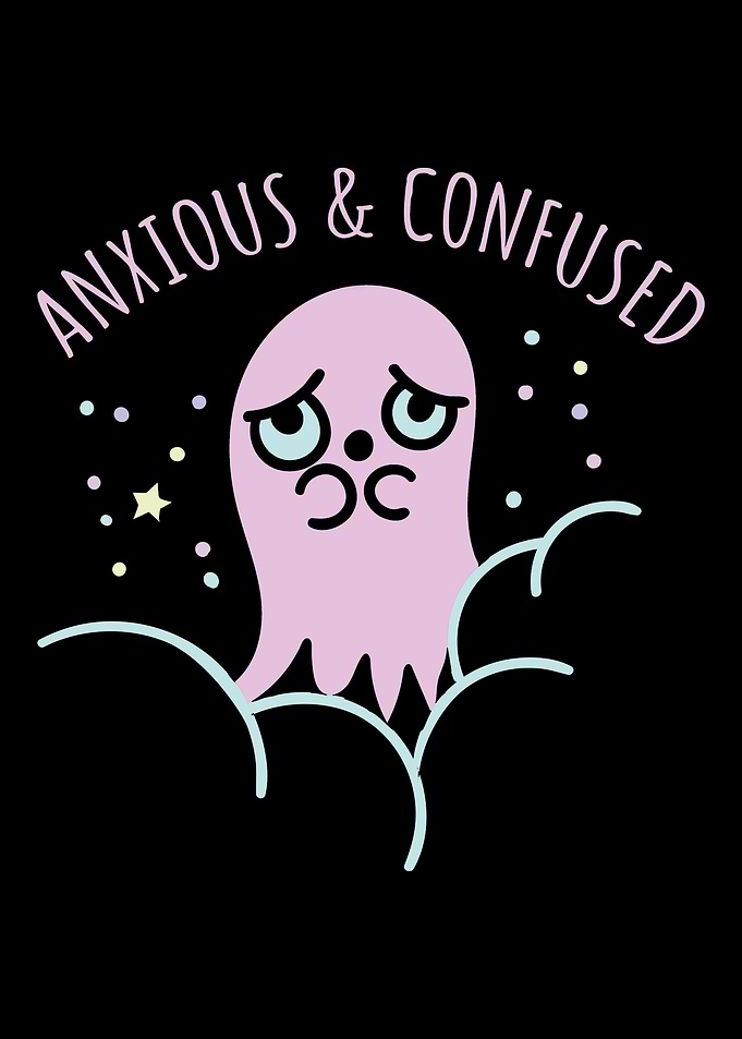 Japanese Pastel Goth Ghost
