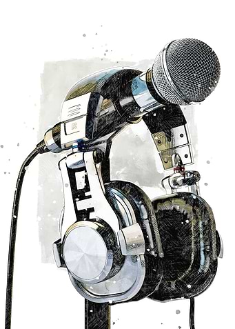 Headphones and Microphone