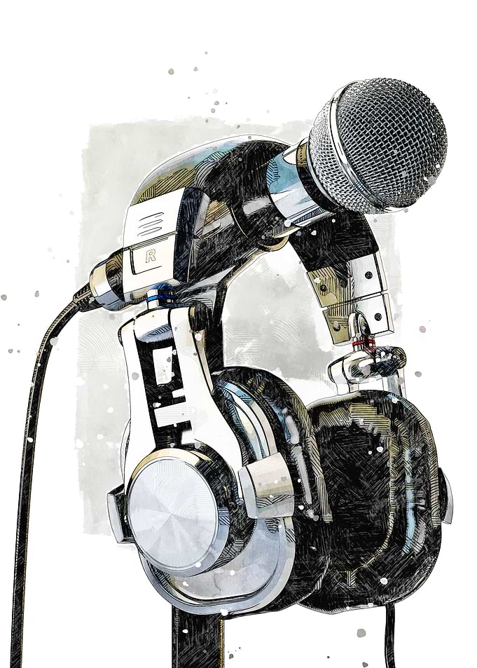 Headphones and Microphone