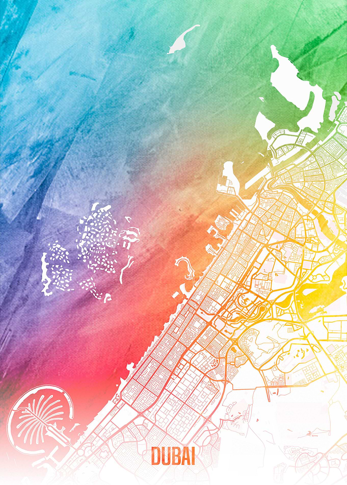 Dubai map