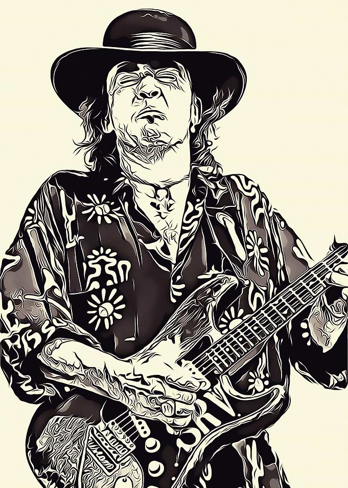 PopArt Stevie Ray Vaughan