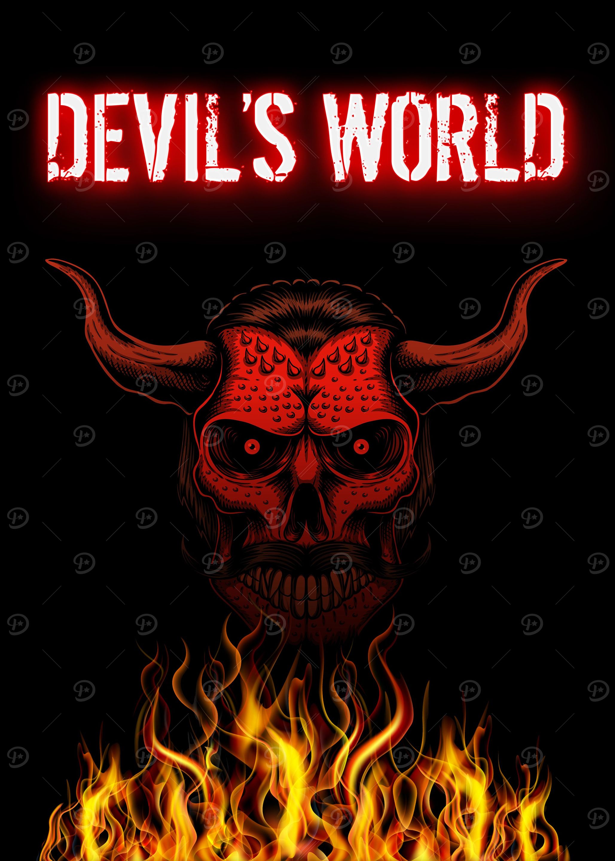 Demon Skull Gothic Devil