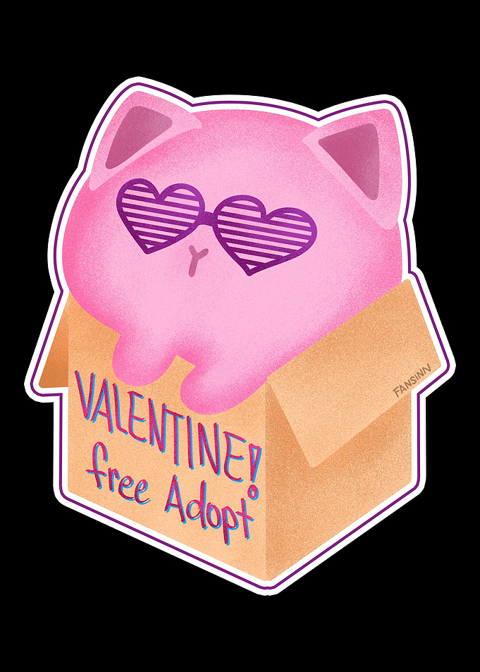 Cat Valentine Gift Love Co