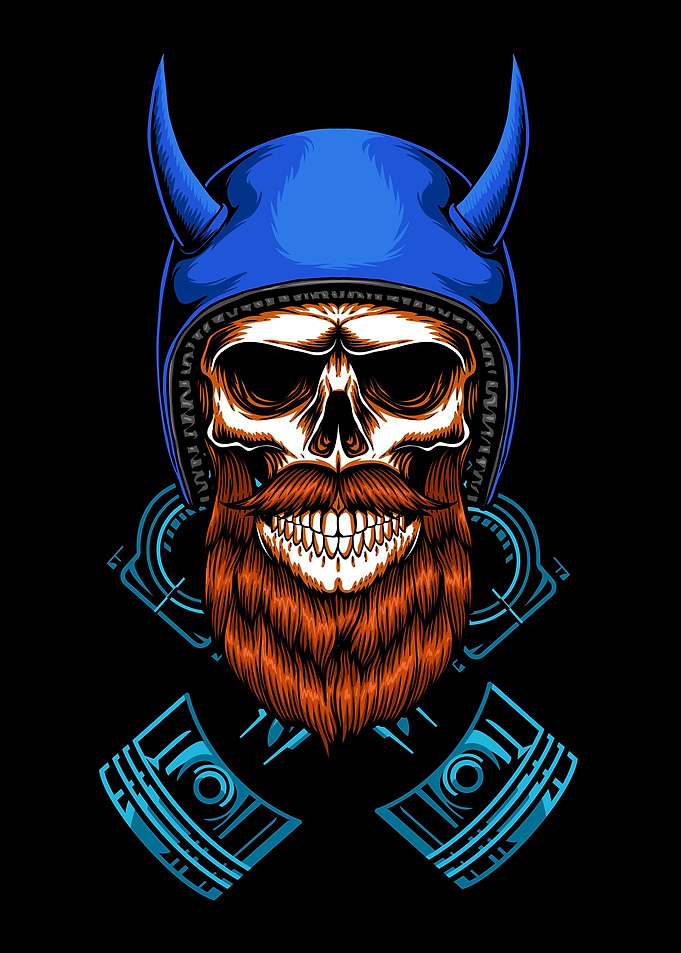 Demon Skull Gothic Devil