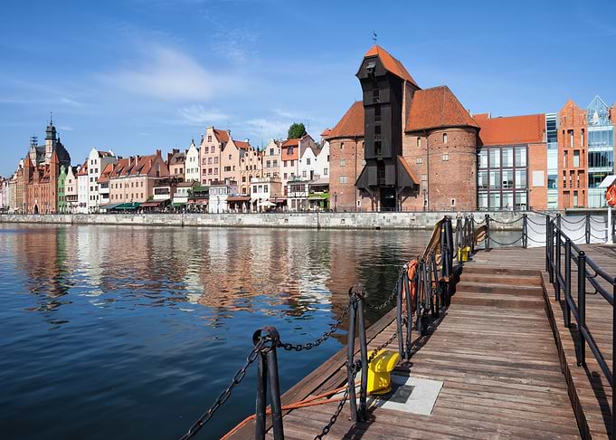 Gdansk City Skyline