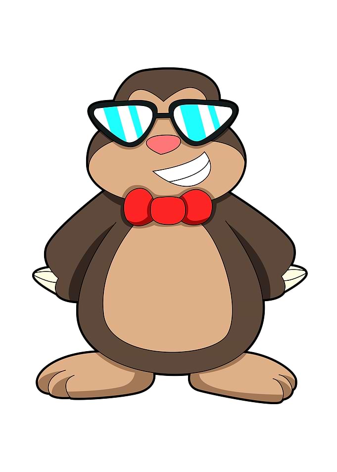 Mole Glasses Tie