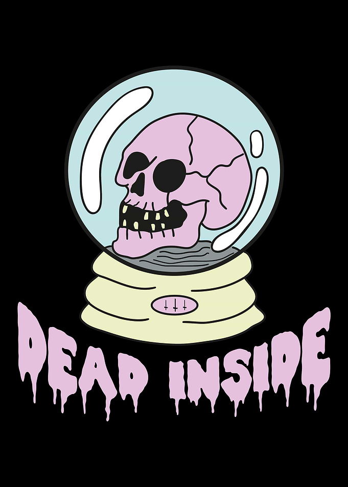 Dead Inside Pastel Goth