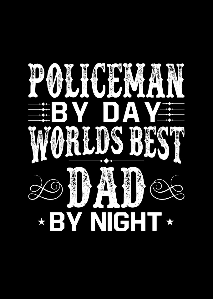 Policeman Best Dad Father