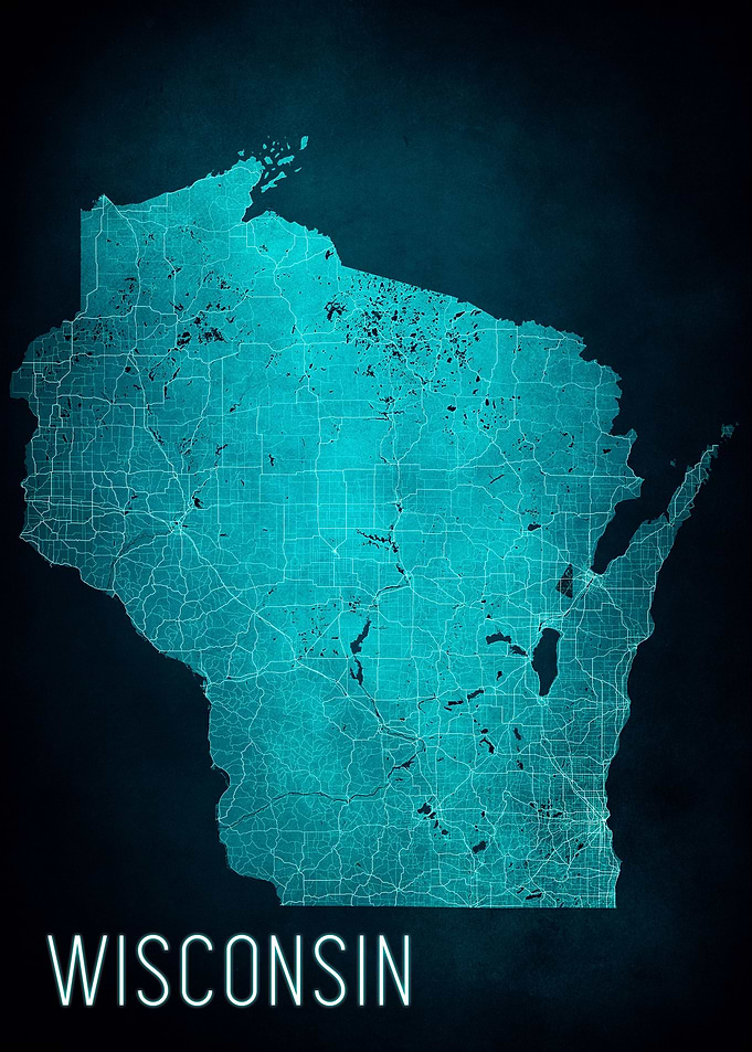 Wisconsin State Map