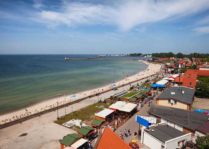Town of Hel in Poland