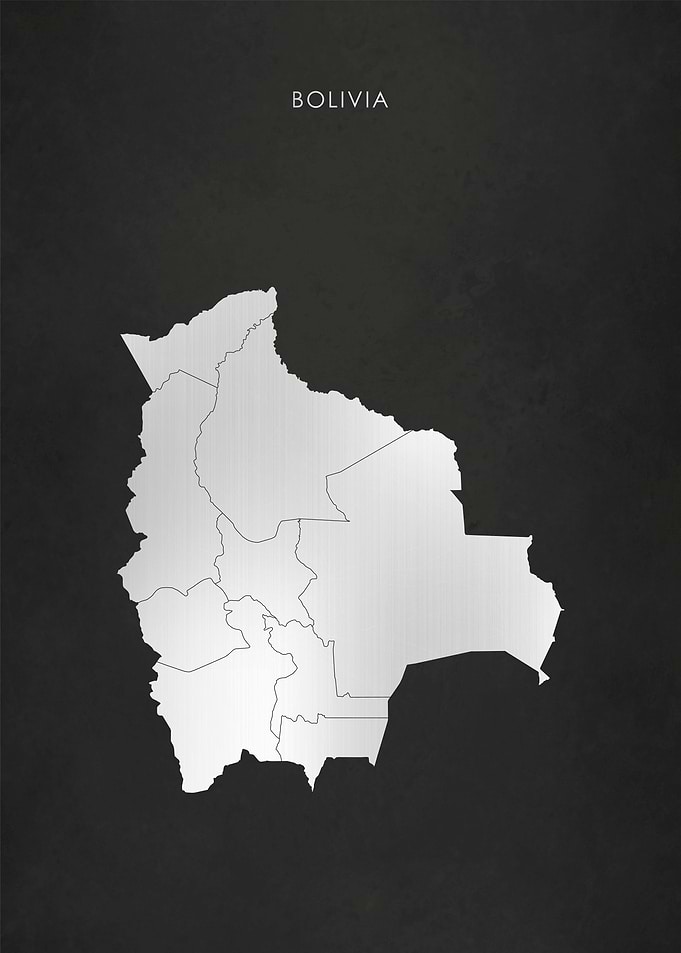 Silver Bolivia Map