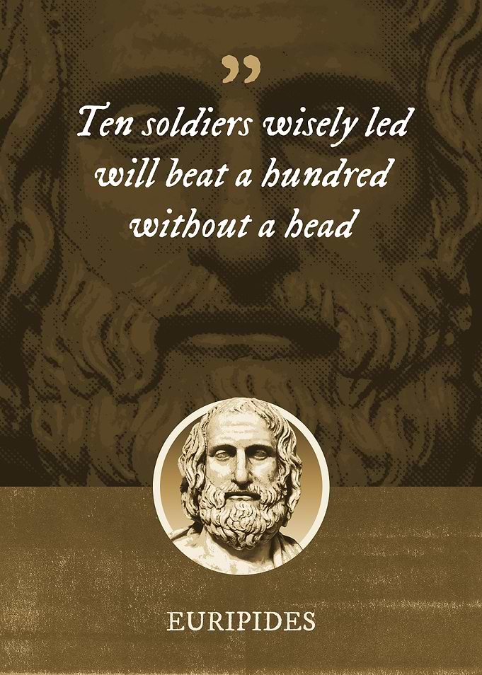 Ten soldiers wisely led
