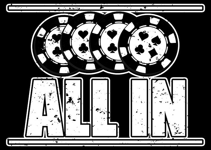 All in design for poker an