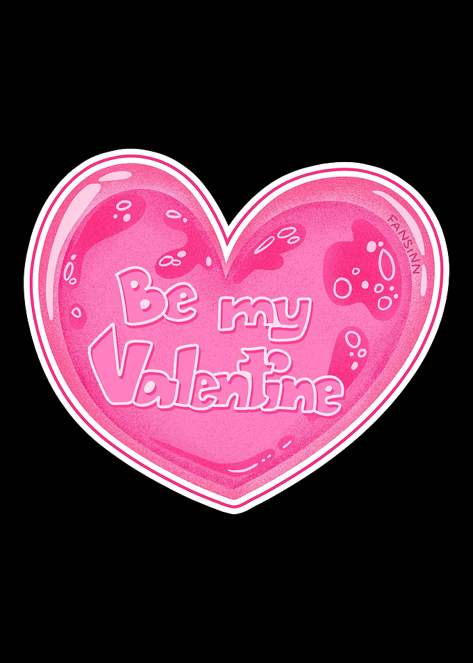 Valentine love heart gift