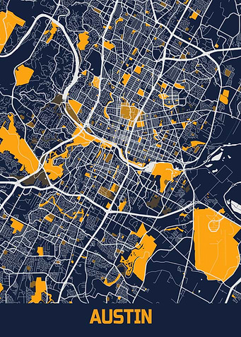 Austin Bluefresh Map