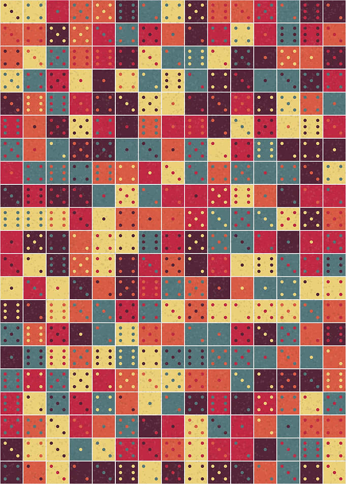 Abstract Dash Pattern
