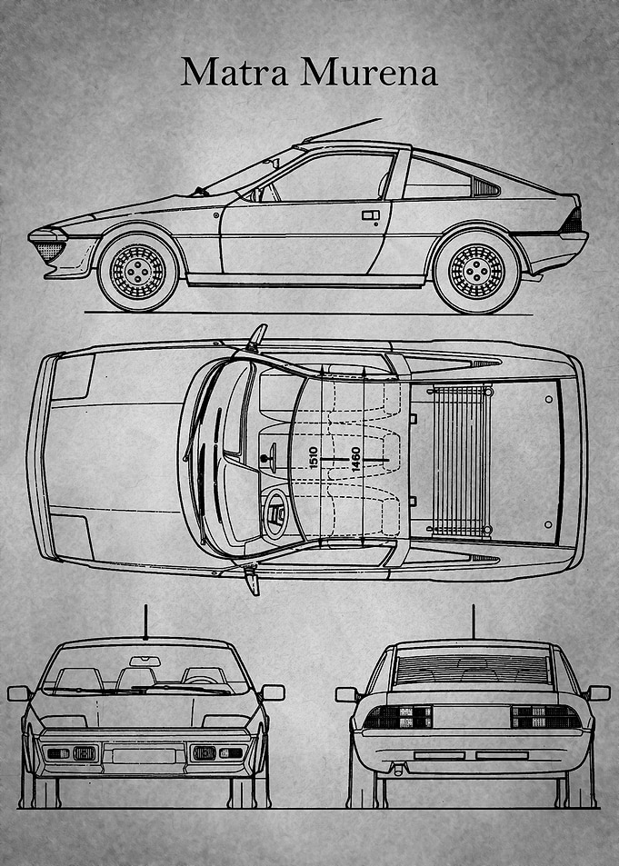 Matra Murena gray old