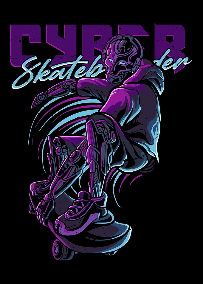 Cyber Skateboarder