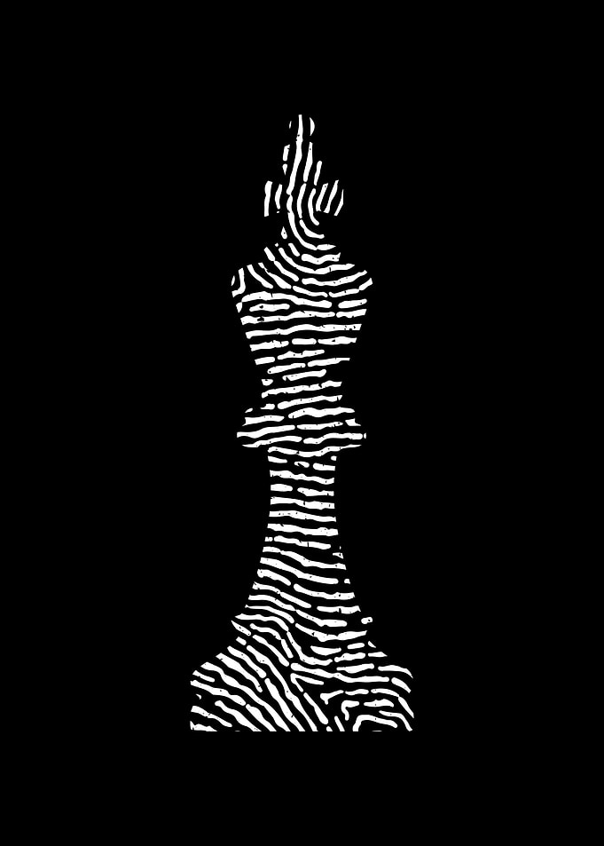 Chess King Fingerprint