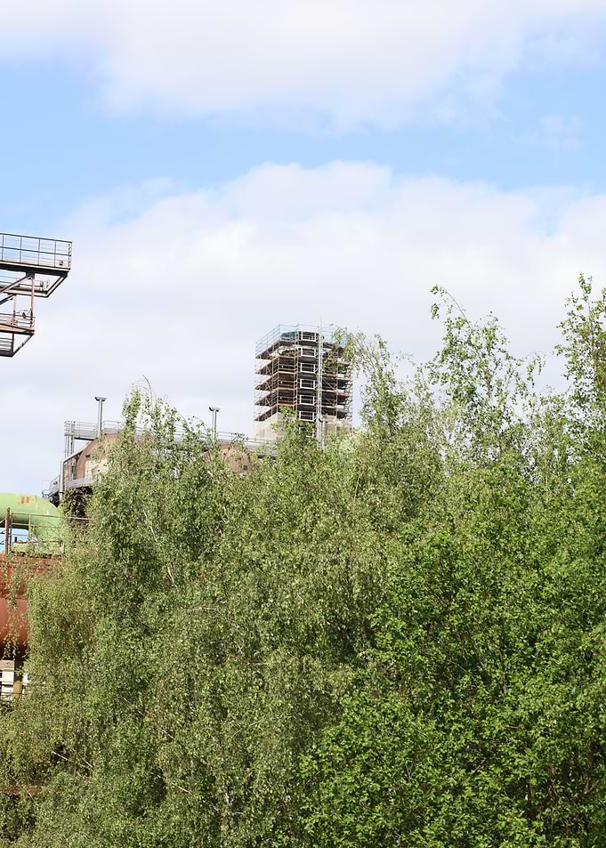Industrial factory place