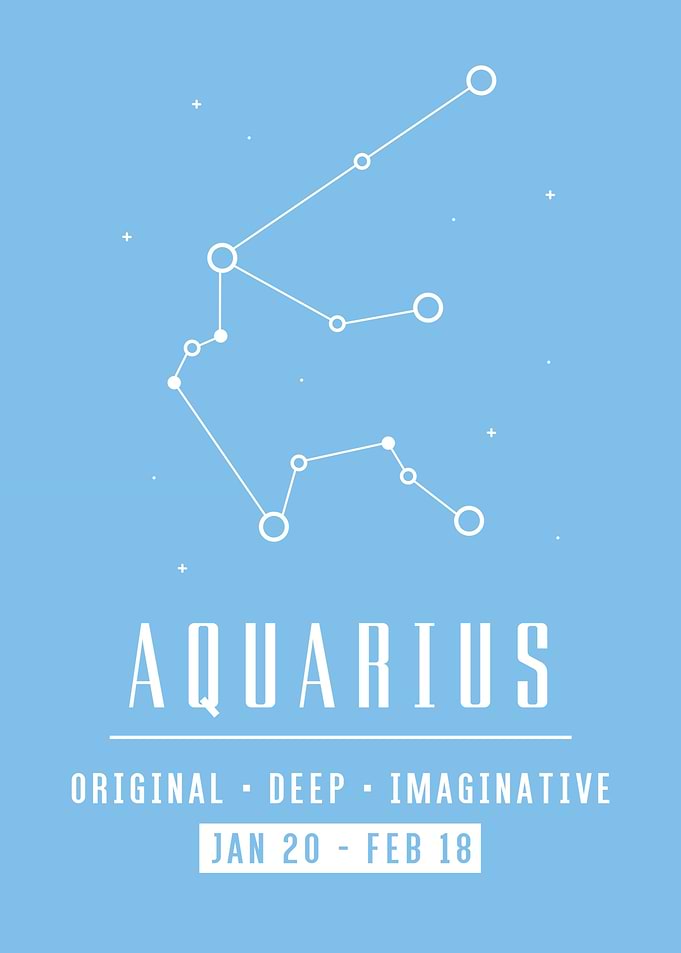 Aquarius zodiac color