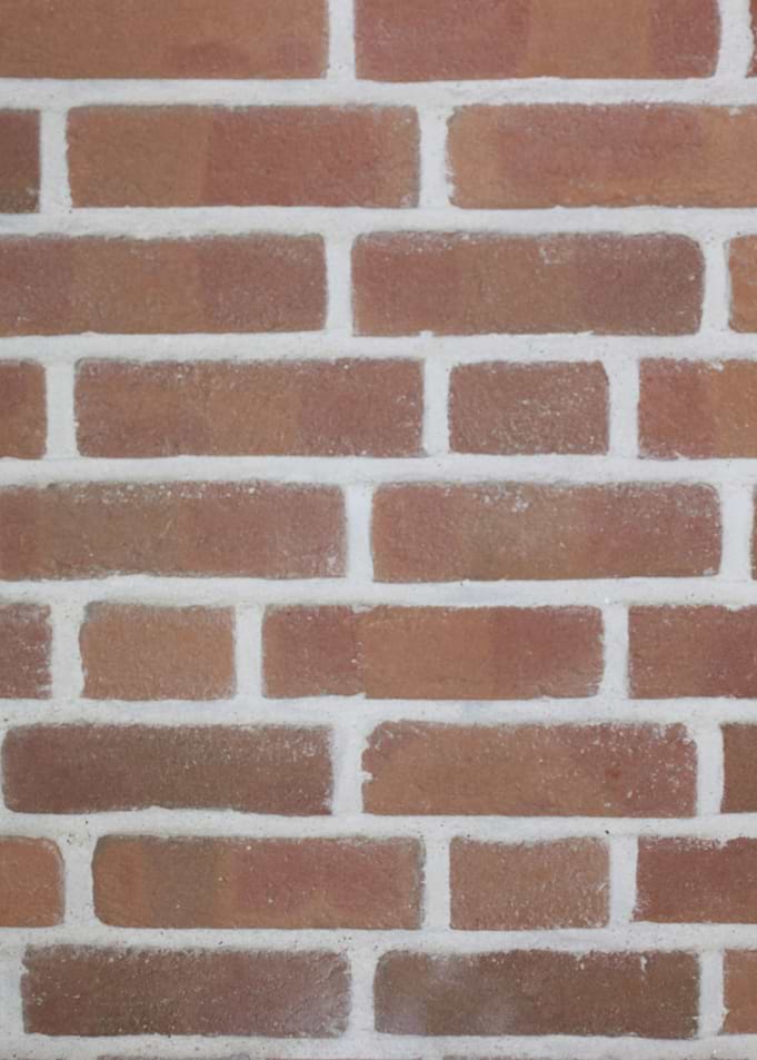 Retro red brick wall macro