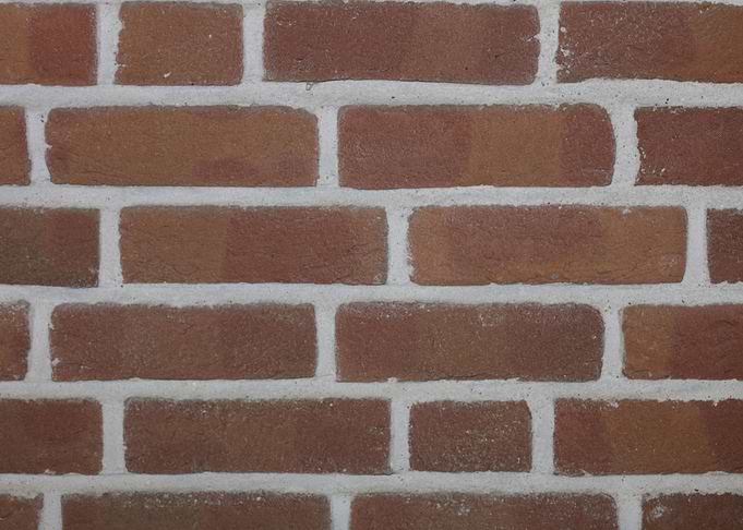 Retro red brick wall macro