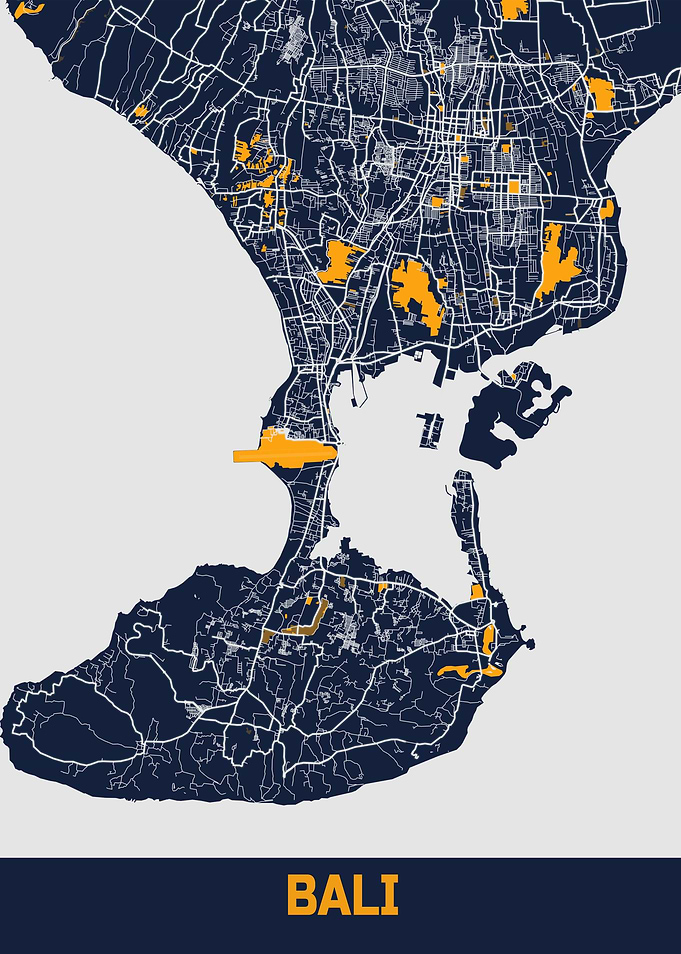 Bali Bluefresh Map