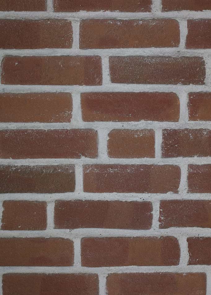 Retro red brick wall macro