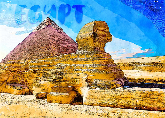 Egypt Sphinx Pyramid Giza