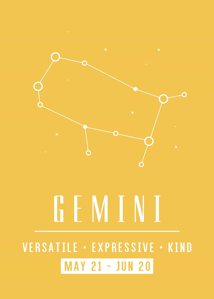 Gemini zodiac color
