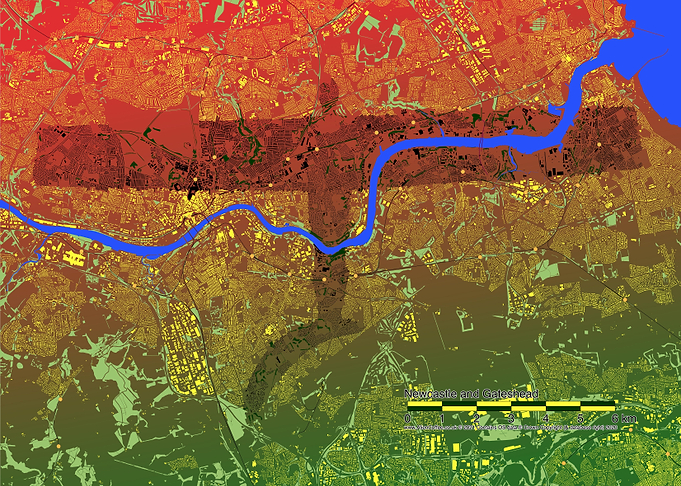 Angel of the North Map