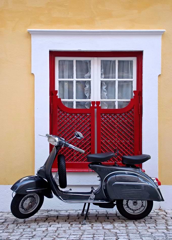 Grey Scooter
