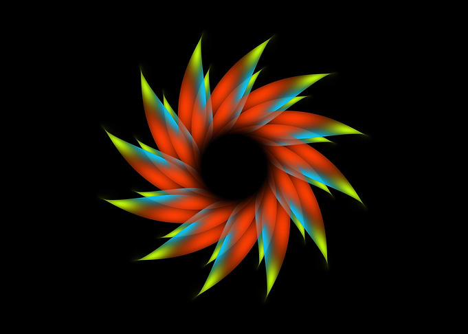 Shape trippy design party