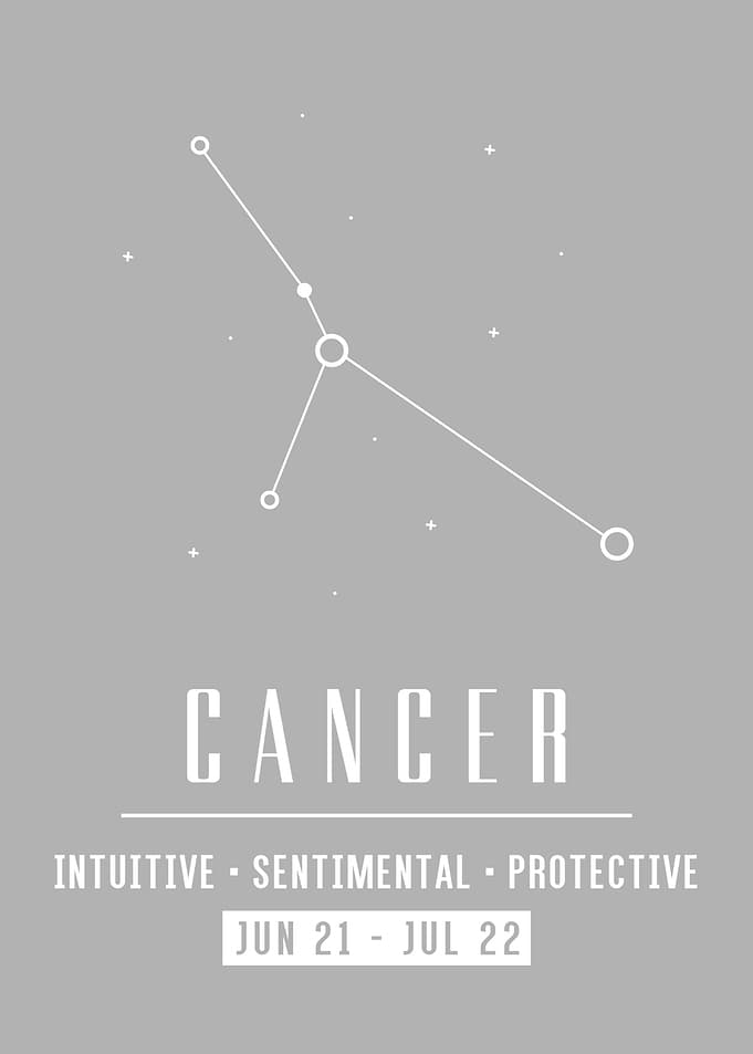 Cancer zodiac color