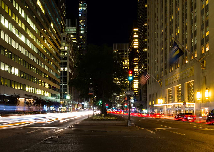 Lexington Avenue nightshot