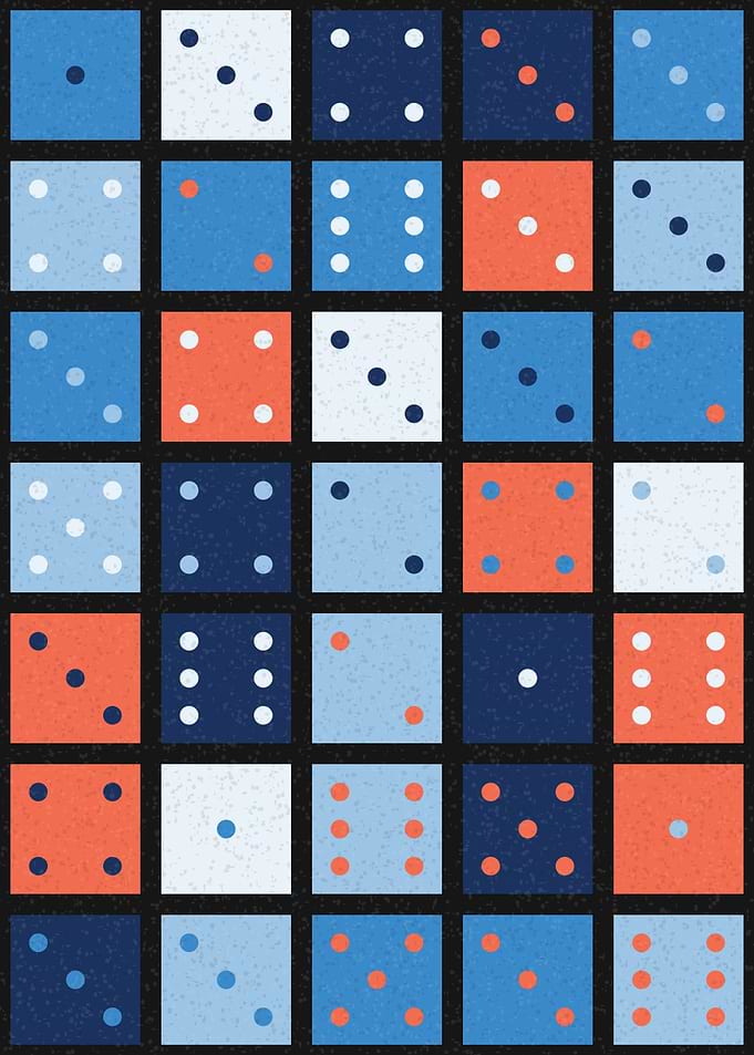 Abstract Dash Pattern