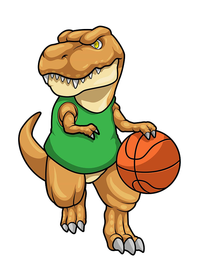 Dinosaur Sports Basketball