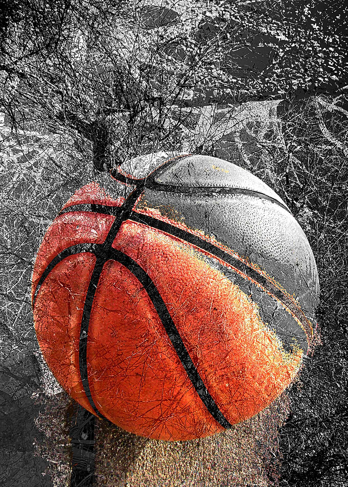 Basketball art print S 163