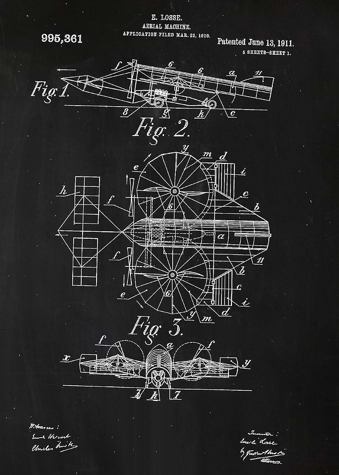 78 Aerial Machine Patent